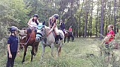 Letní tábor u koní pro děti .