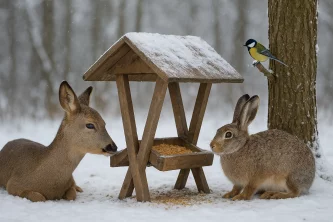 Vánoční přikrmování volně žijících živočichů