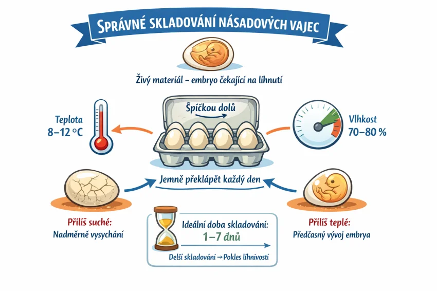 Jaro je tu – sběr a skladování násadových vajec