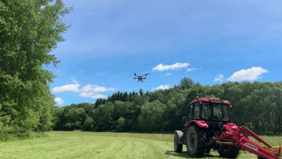 Fly4Future a Jihočeská univerzita vyvíjejí autonomní systém pro záchranu srnčat při senoseči
