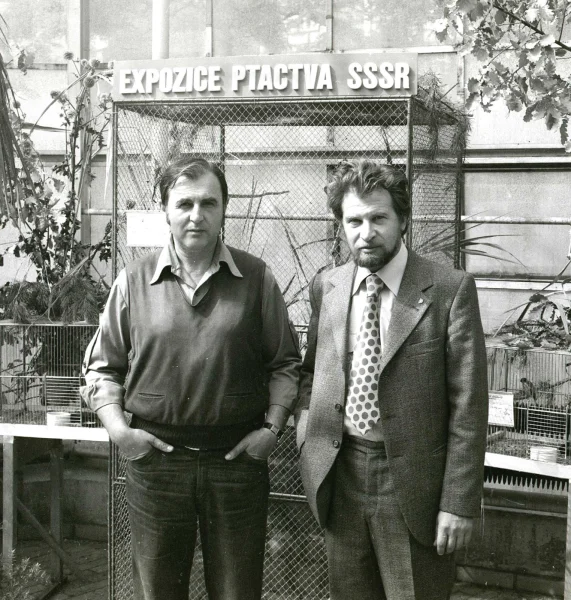 Předseda KPEP S.Rákos a J.Povalo Švejkovskij.
