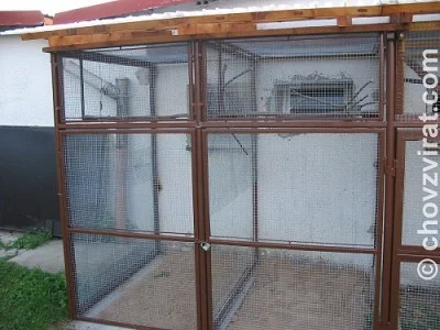 Voliéra na amazonky