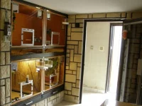 Vnitřní voliery chov p.Gajdoše