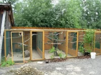 Voliéry pro chov bažantů