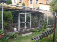 Voliéry pro chov bažantů