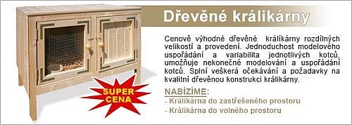 Dřevěné králikárny