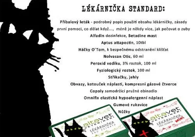 LÉKÁRNIČKY pro zvířata