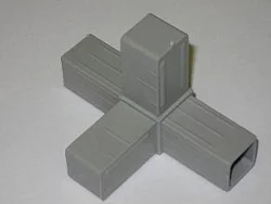 Hliníkové profily a spojky pro stavbu voliér