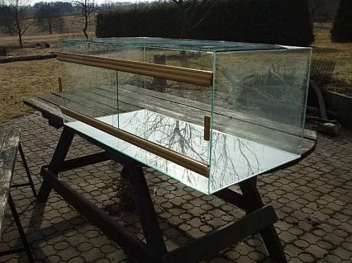 terárium 100x50x40cm celoskleněné -NOVÉ