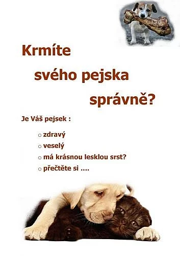 Víte jak krmit svého pejska?