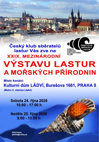 29. MEZINÁRODNÍ PRODEJNÍ VÝSTAVA LASTUR Praha 8