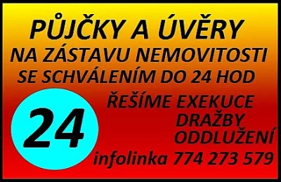 Půjčky, úvěry na zástavu nemovitosti