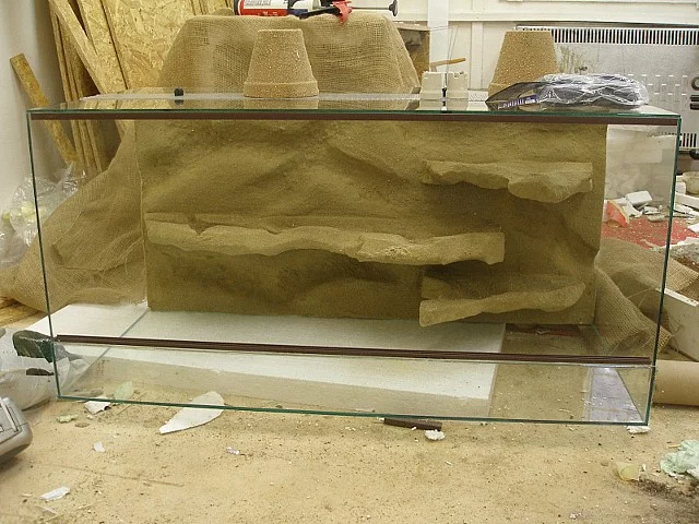 Terárium s 3D pozadím 100x50x50 cm