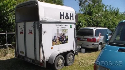 Přívěs pro přepravu zvířat Böckmann