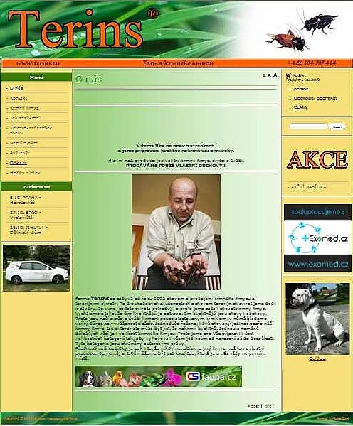 Kvalitní krmný hmyz - TERINS®
