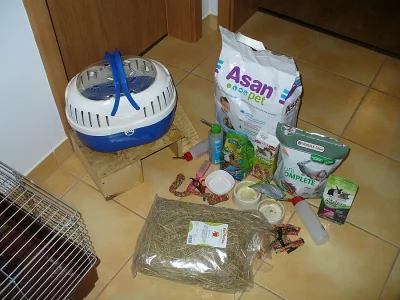 Klec pro hlodavce s kompletním vybavením