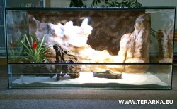 Terárium pro Agamku s možností dopravy po ČR