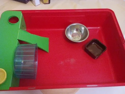 Box Rody Hamster - červený