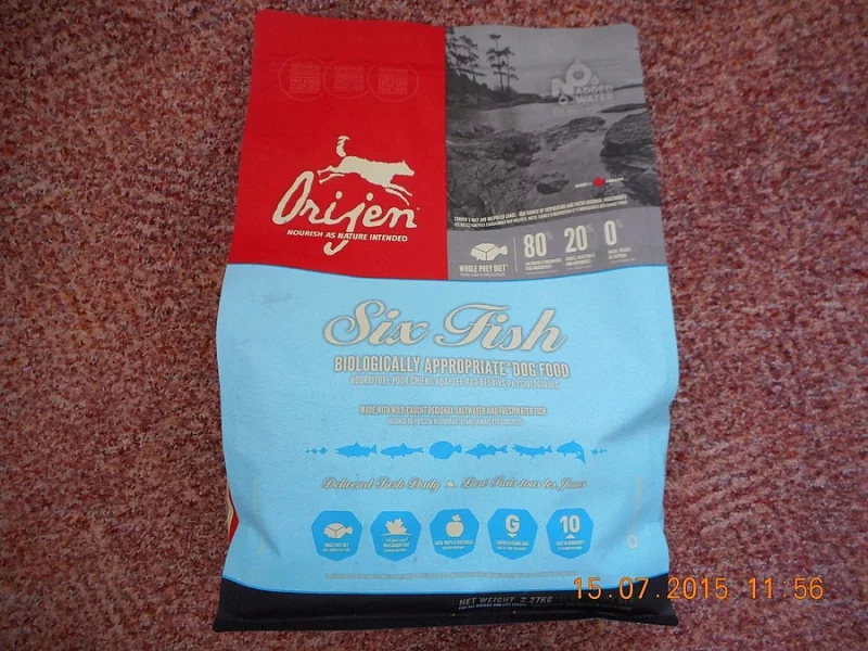 Granule Orijen (Six fish), 2,27 kg; doprava zahrnuta v ceně