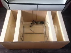 Terárium s LED podsvícením
