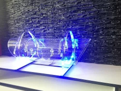 Terárium s LED podsvícením