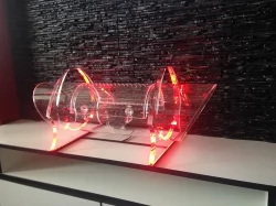 Terárium s LED podsvícením