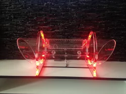 Terárium s LED podsvícením