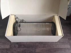 Terárium s 3 buňkami a LED podsvícením
