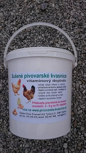 Sušené pivovarské kvasnice - přírodní vitaminový doplněk