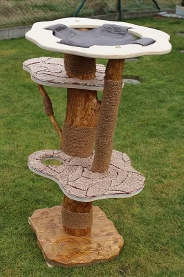 Luxusní masivní kočičí škrabadlo