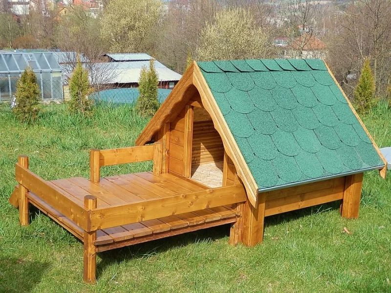 Krásná originální psí bouda