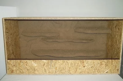 Terárium 100x50x50 s pozadím pro agamy