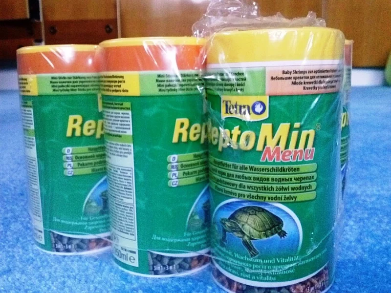 Krmivo pro vodní želvy