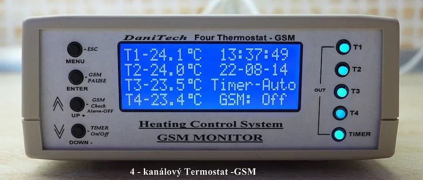 1 až 10 termostat (hygrostat) aj s GSM na mobil.