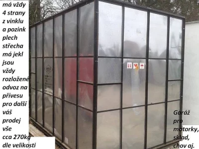 Prodám plechovou boudu vhodná na sklad,zvířata