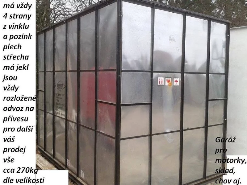 Prodám plechovou boudu vhodná na sklad,zvířata