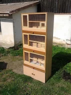 Prodám levně klece,přenosky,budky,kotce,boudy,voliéry,holubn