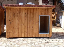 Zateplená psí bouda MIDDLE02 (140x85x85)