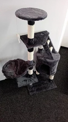 Nové škrabadlo s výškou 118 cm - šedé