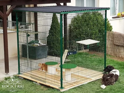 Voliéra pro kočky CatHouse +tunel