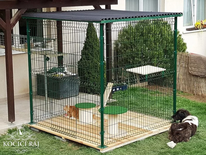 Voliéra pro kočky CatHouse +tunel