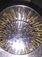 nerezová bubnová škubačka na drůbež