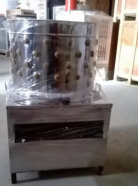 nerezová bubnová škubačka na drůbež