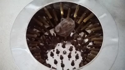 nerezová bubnová škubačka na drůbež