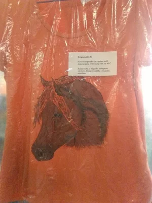 ručně malované tričko