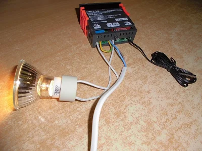 Digitální termostat s LCD displejem.