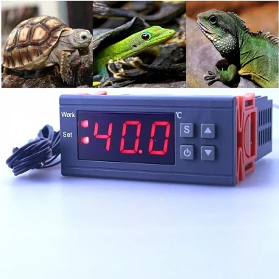 Digitální termostat s LCD displejem.