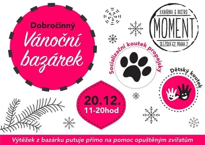Vánoční charitativní bazárek - Praha 2, 20.12.