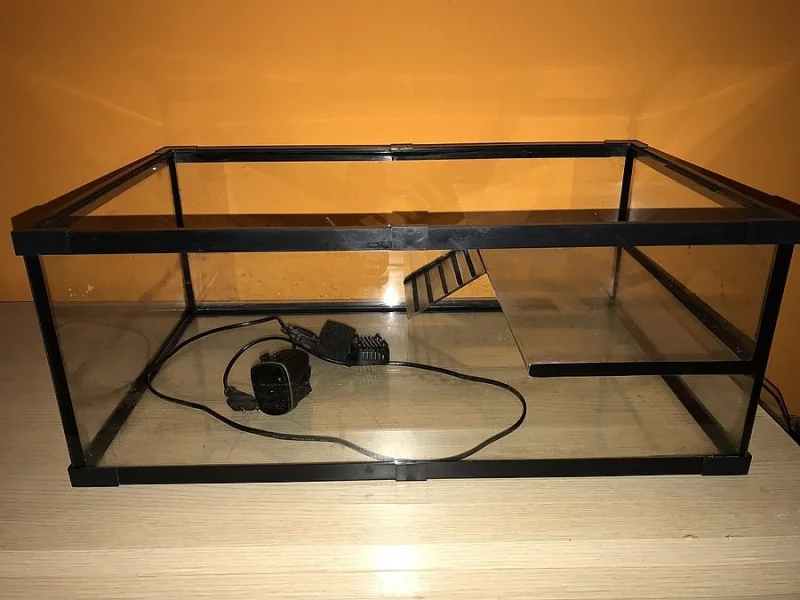 Terárium a filtrace vodní zelva