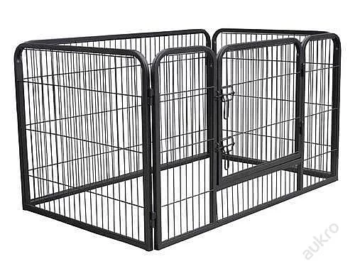 Nová kovová ohrádka pro psy - 125x80x70 výška